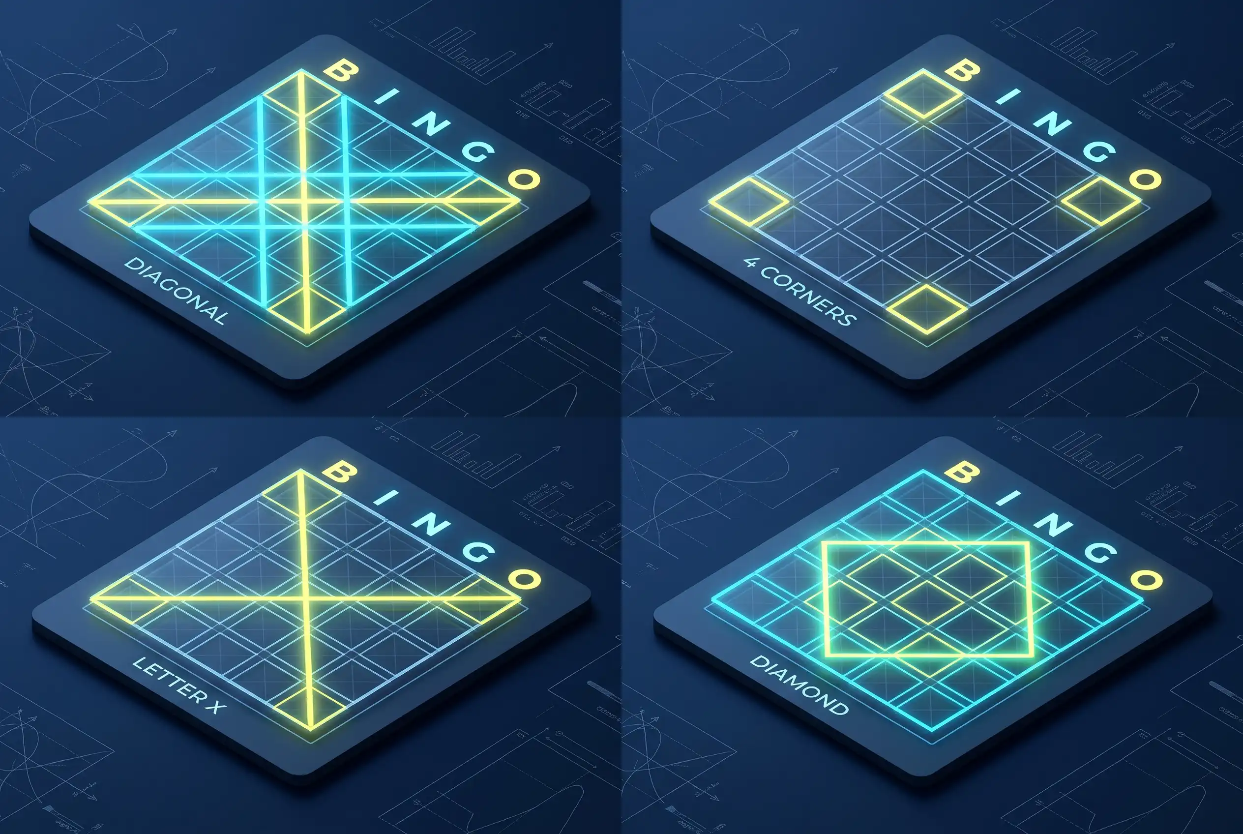 50+ Winning Bingo Patterns and Call Chart